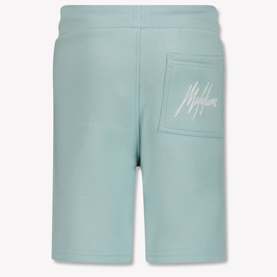 Malelions Kids Boys Shorts In Light Blue