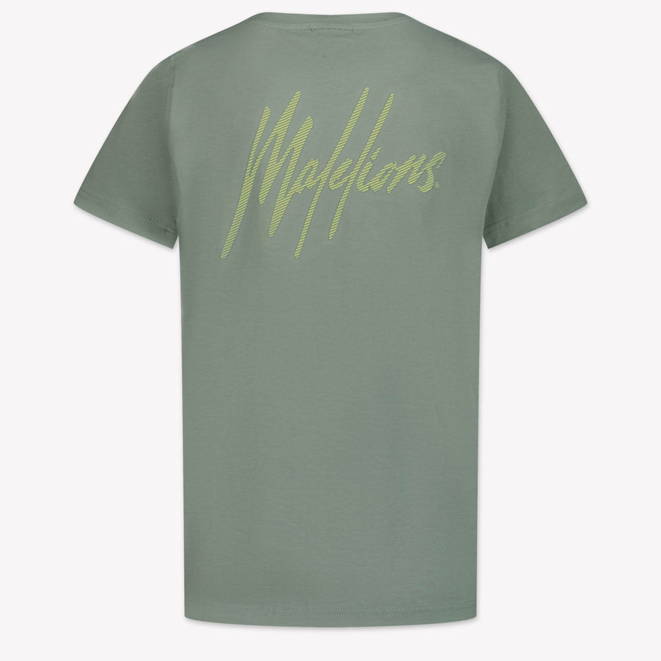 Malelions Kids Boys in T-Shirt Light Green