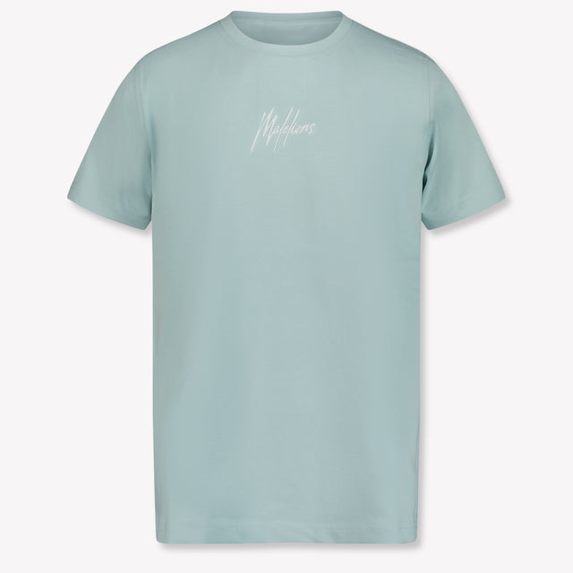 Malelions Kids Boys in T-Shirt Light Blue