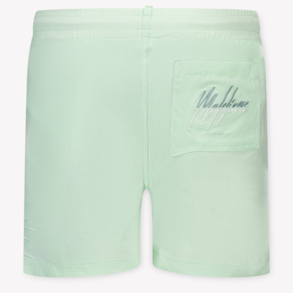 Malelions Kids Boys Swimwear In Mint