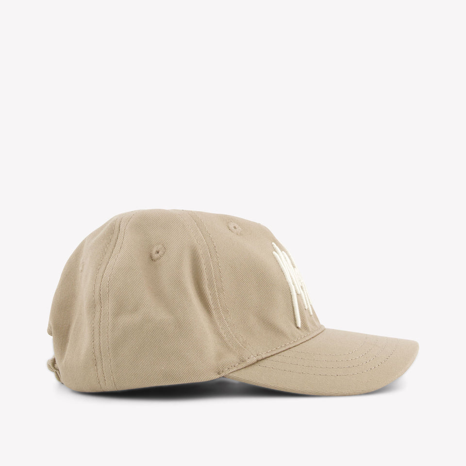 Malelions Baby Boys Cap in Taupe