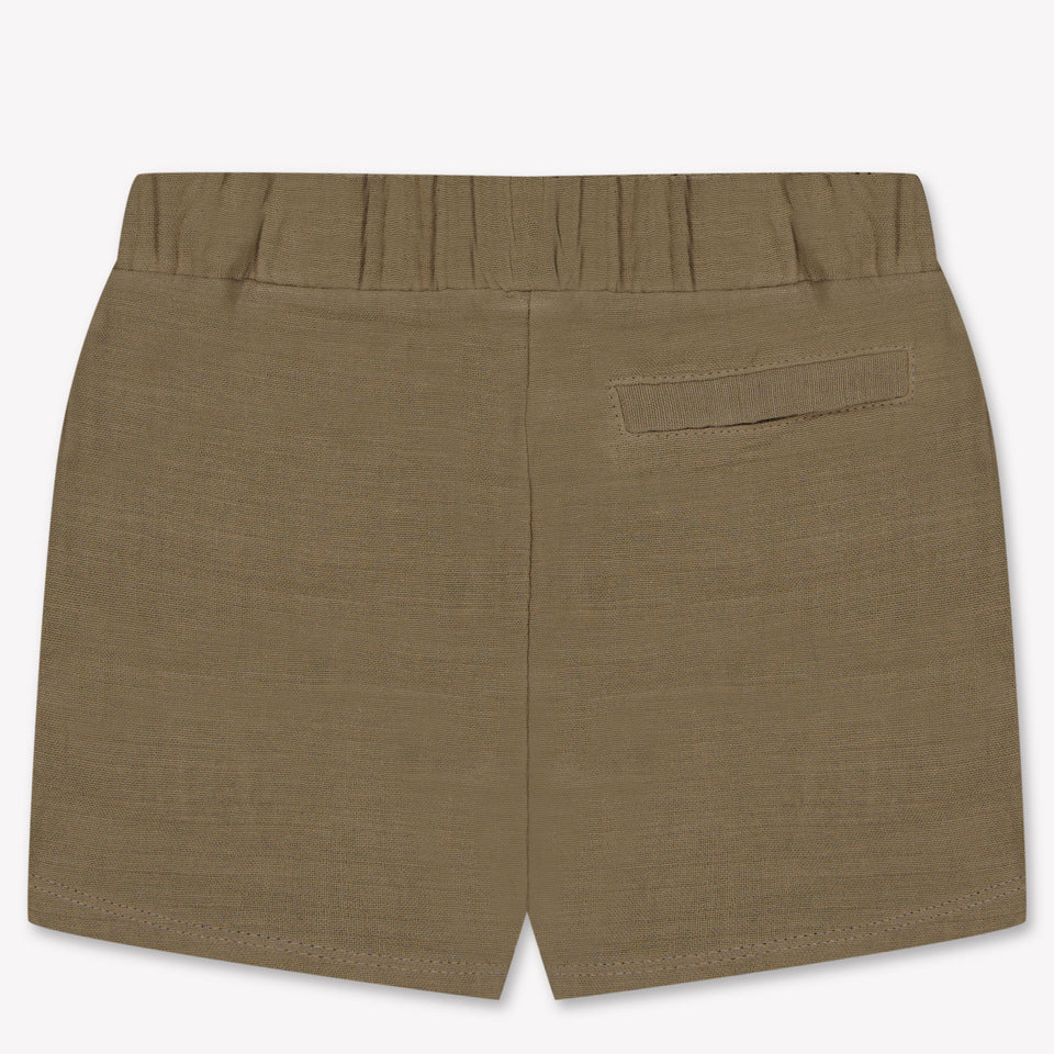 Malelions Baby Boys Shorts In Taupe