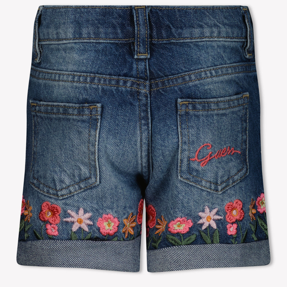 Guess Kinder Meisjes Shorts In Blauw