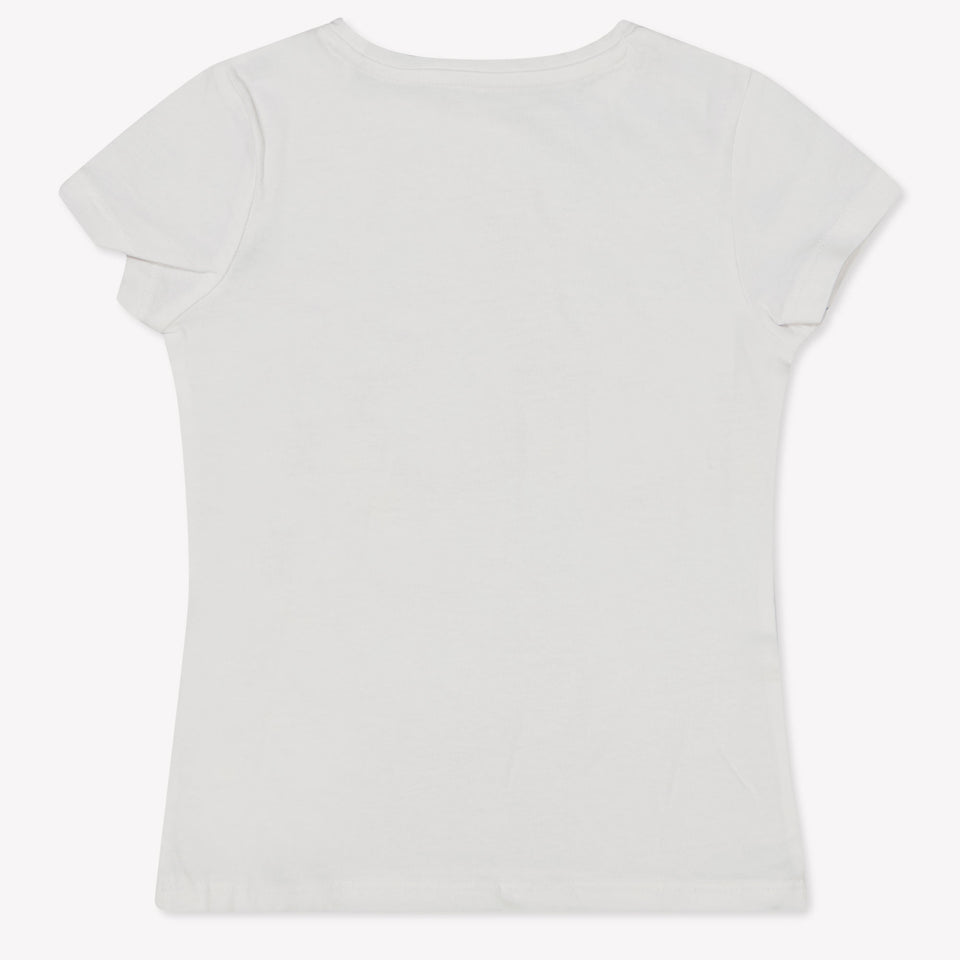 Guess Kinder Meisjes T-Shirt In Wit