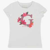 Guess Kinder Meisjes T-Shirt In Wit