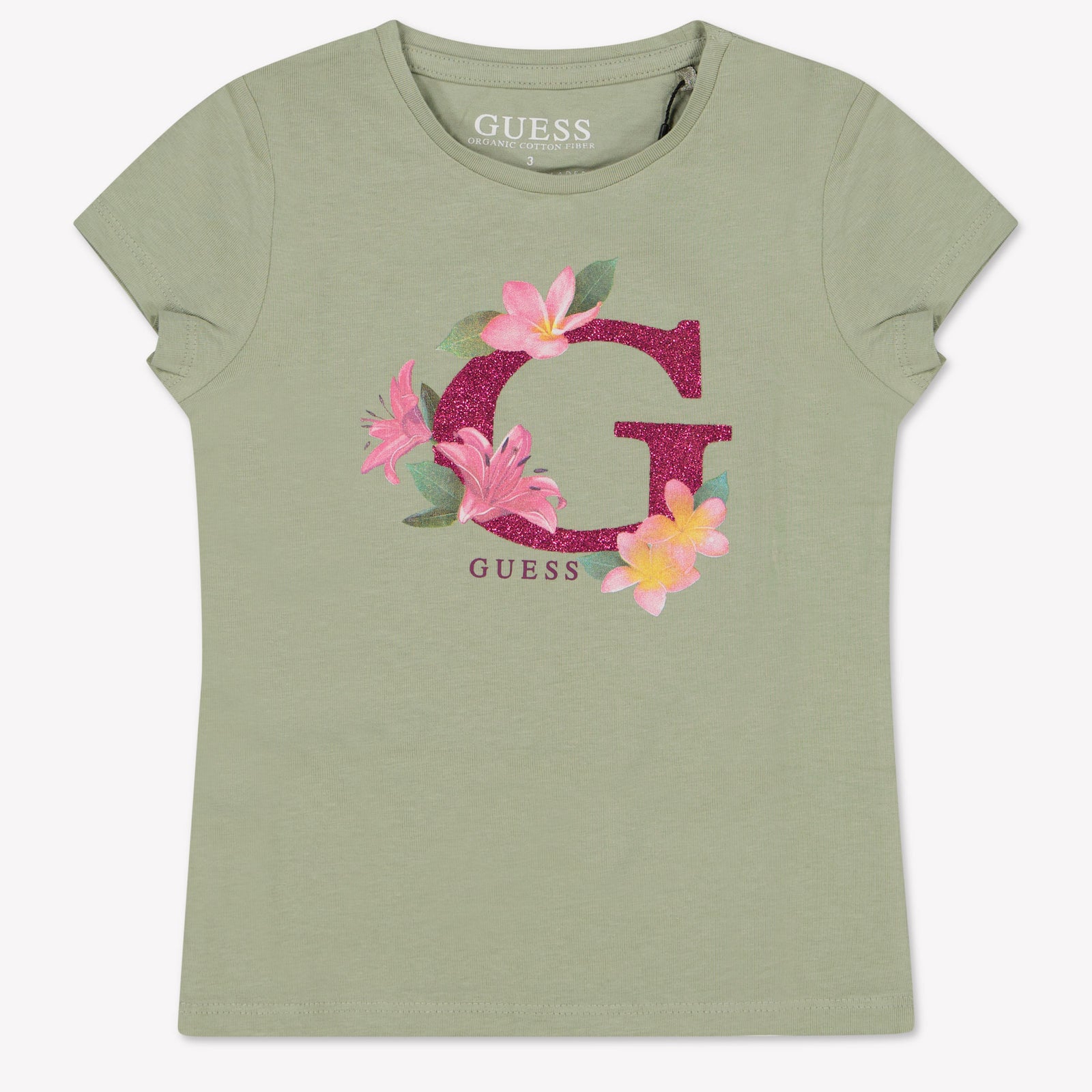 Guess Kids Girls in T-Shirt Green