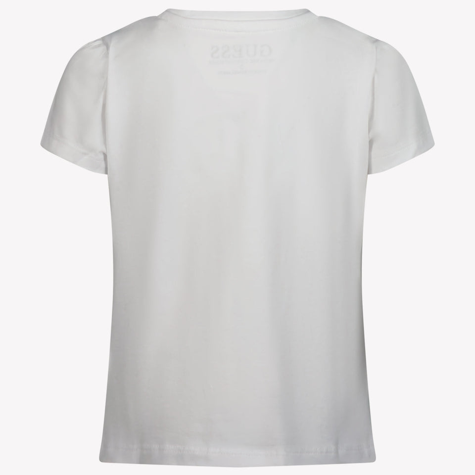 Guess Kinder Meisjes T-Shirt In Wit