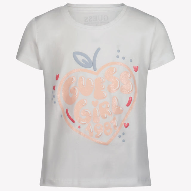 Guess Kinder Meisjes T-Shirt In Wit