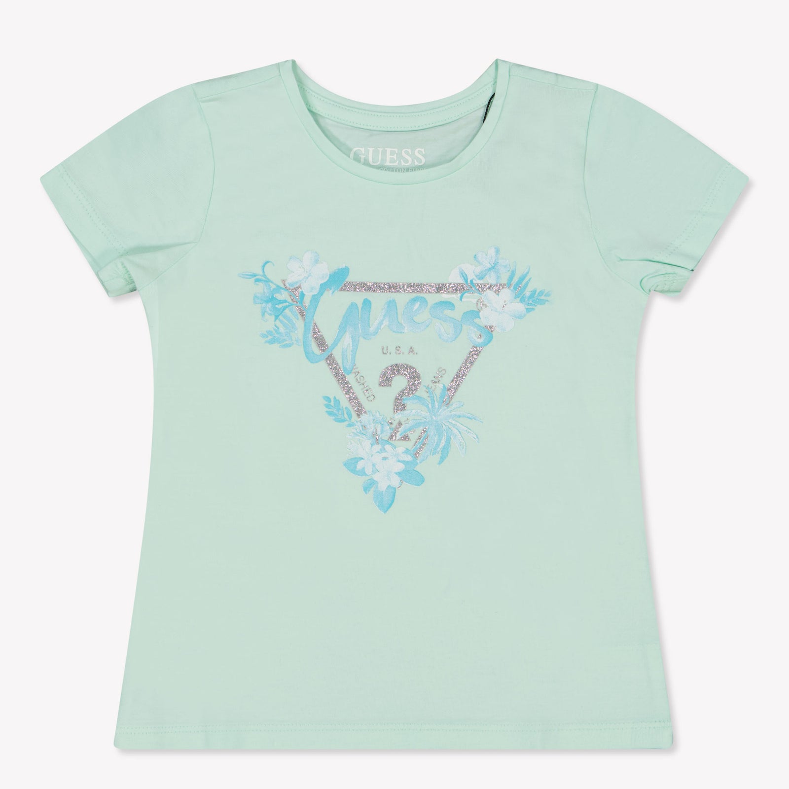 Guess Kids Girls in T-Shirt Mint