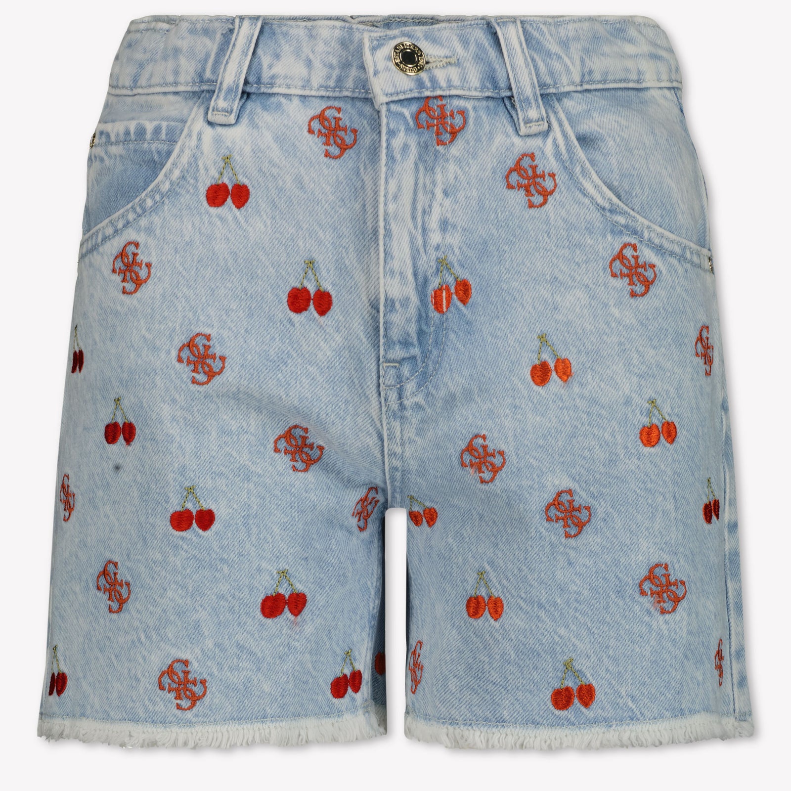 Guess Kids Girls Shorts In Blue