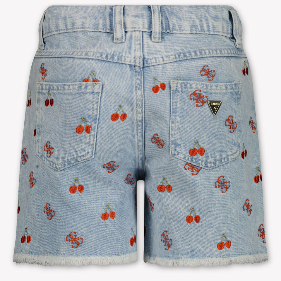 Guess Kids Girls Shorts In Blue