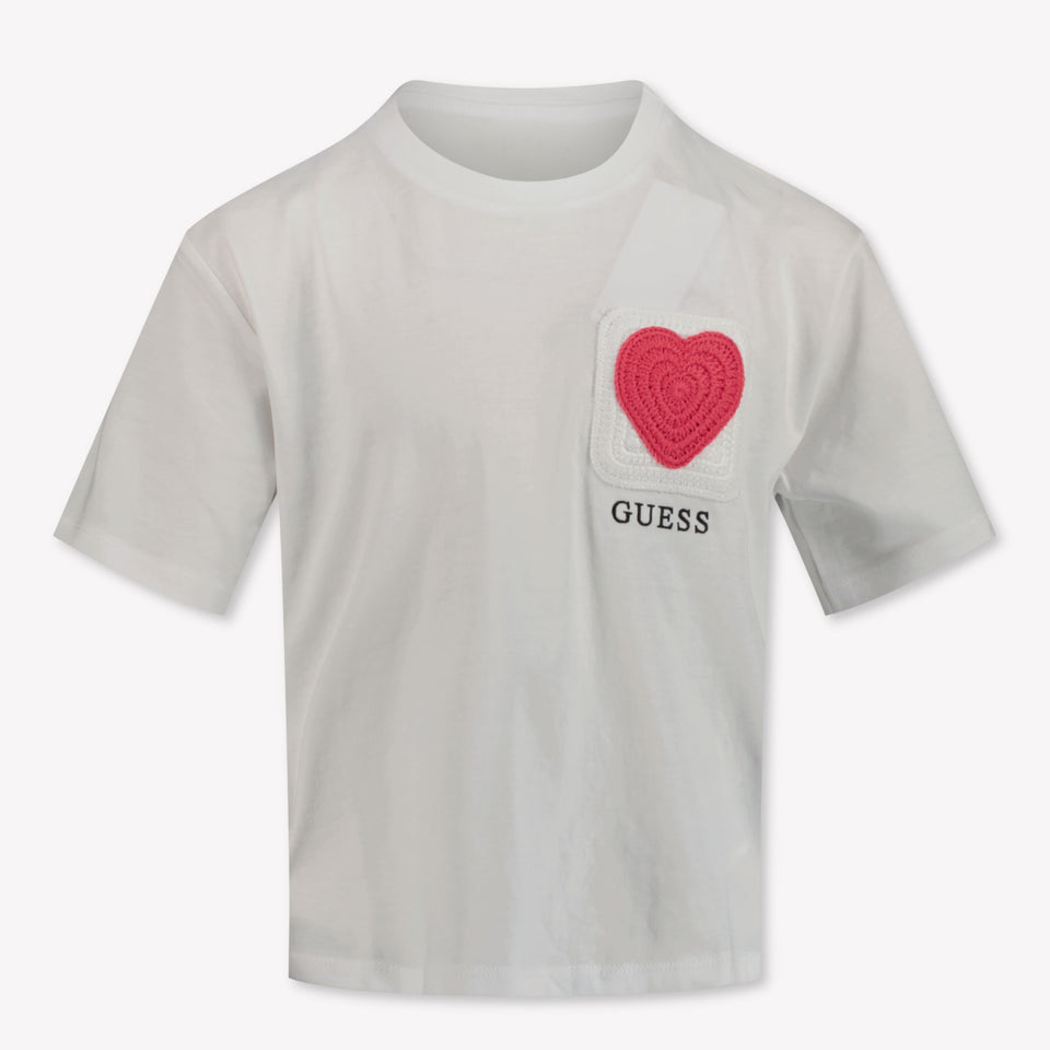 Guess Kids Girls in T-Shirt White