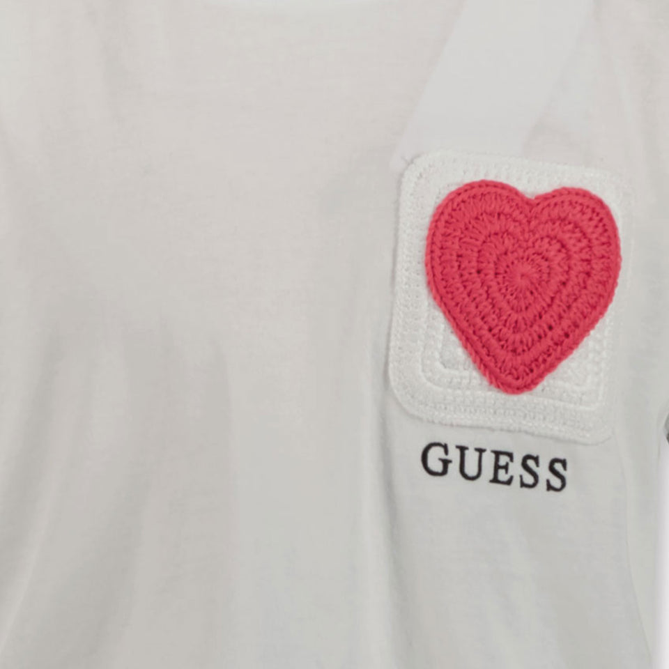 Guess Kids Girls in T-Shirt White