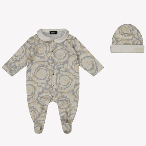 Versace Baby Girls boxing suit in Gray