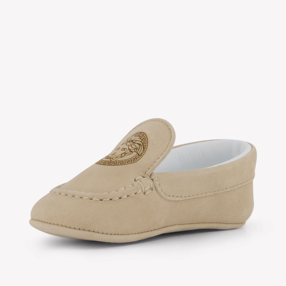 Versace Baby Unisex Shoes In Sand