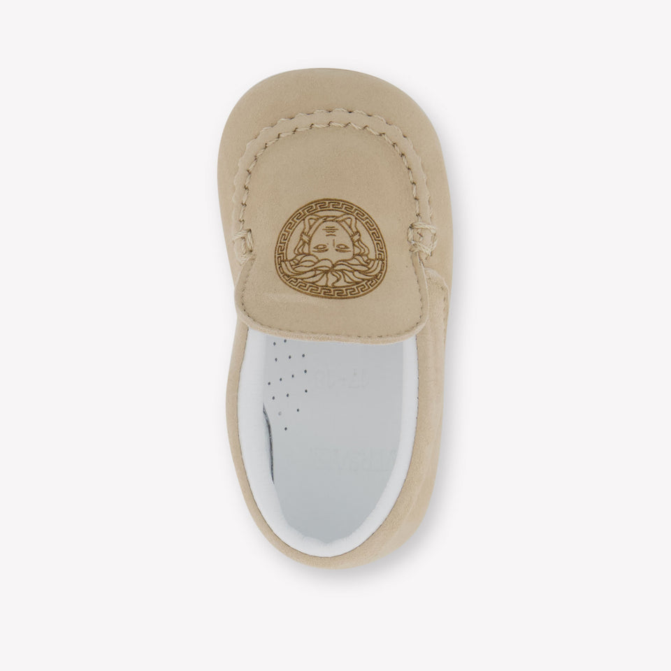 Versace Baby Unisex Shoes In Sand