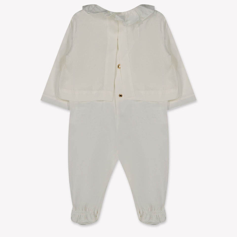 Versace Baby Girls boxing suit in White