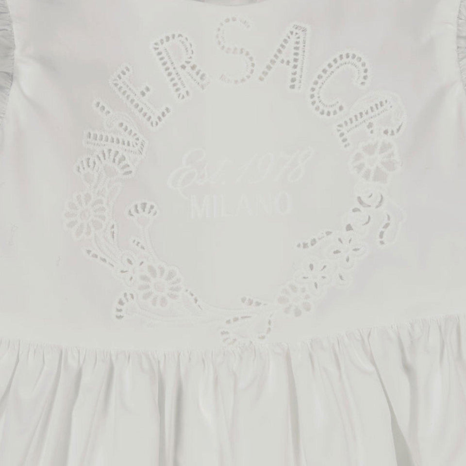 Versace Baby Meisjes Jurk In Wit