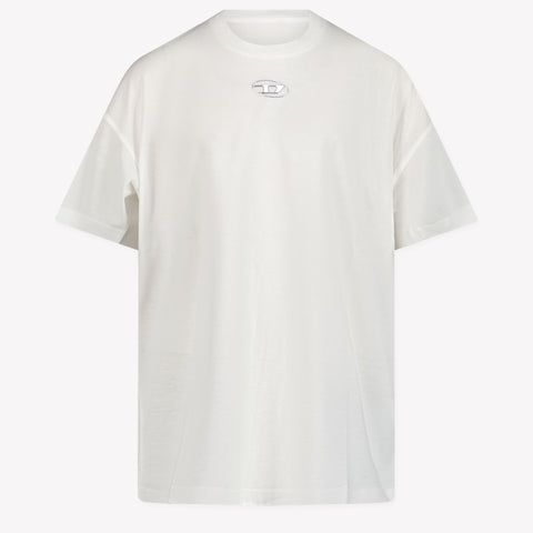 Diesel Kinder Unisex T-Shirt In Wit