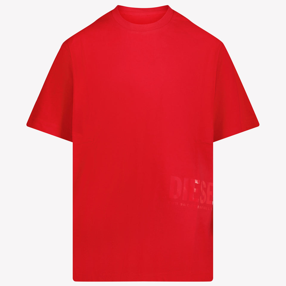 Diesel Kids Boys in T-Shirt Red