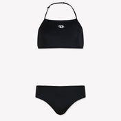 Diesel Kids Girls Swimwear In Black