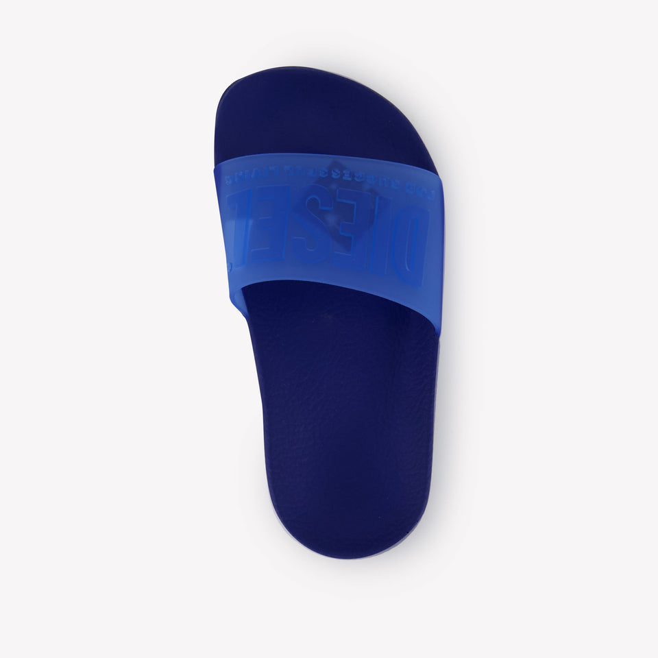 Diesel Girls Flipflops In Cobalt Blue