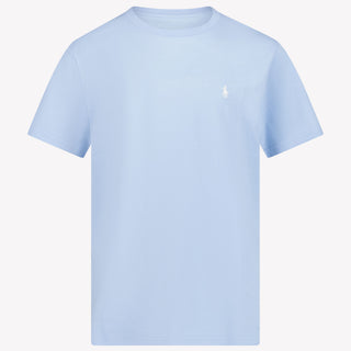 Ralph Lauren Kids Boys in T-Shirt Light Blue