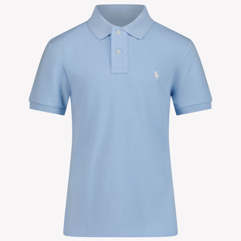 Ralph Lauren Kinder Jongens Polo In Licht Blauw