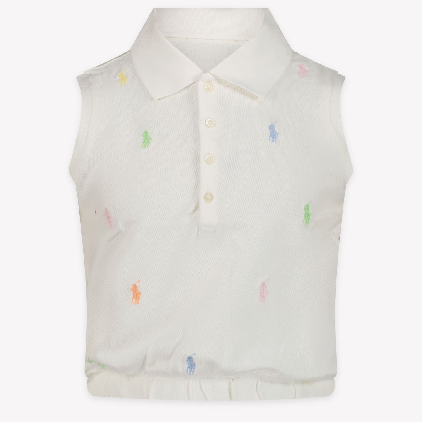 Ralph Lauren Kids Girls Polo in White