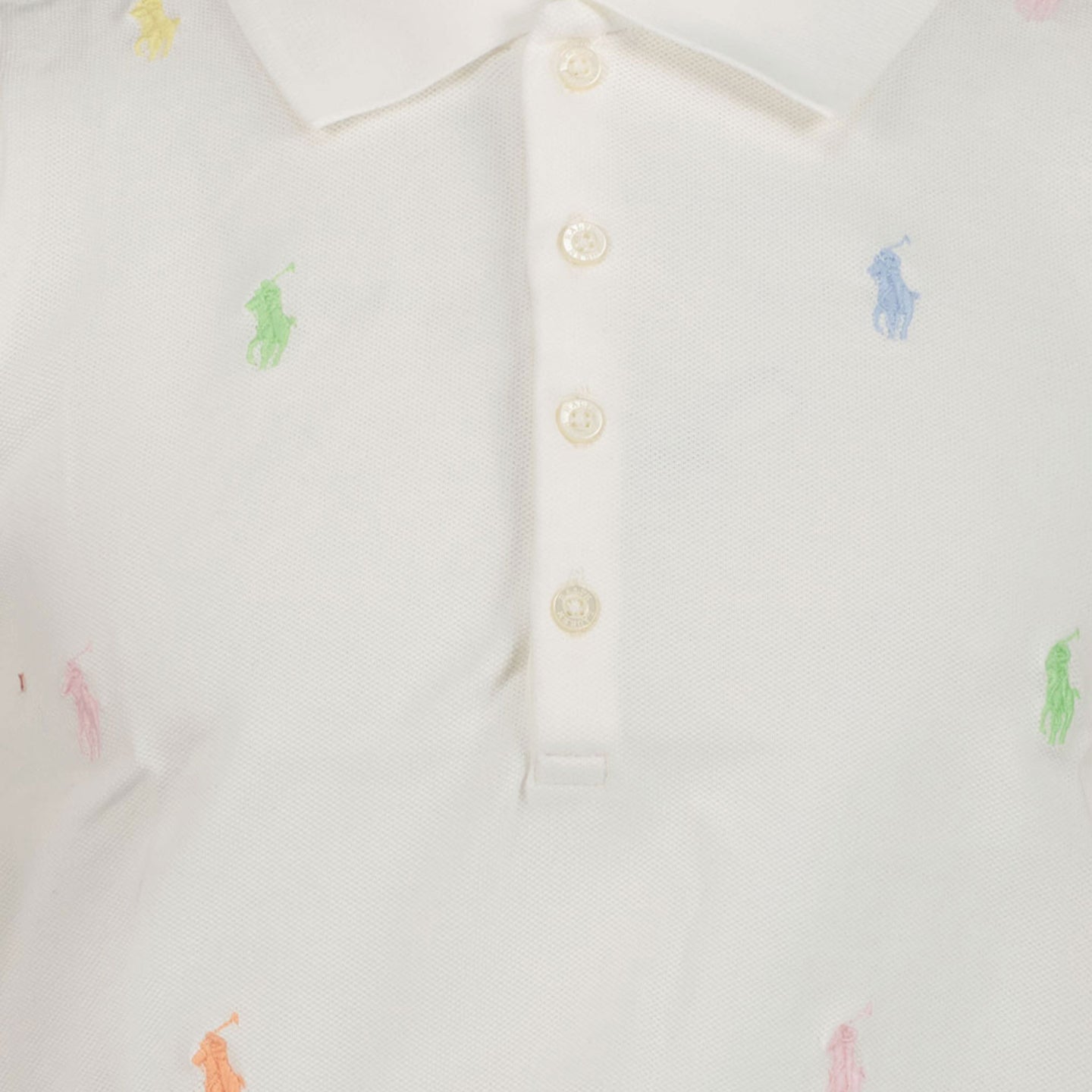 Ralph Lauren Kinder Meisjes Polo In Wit