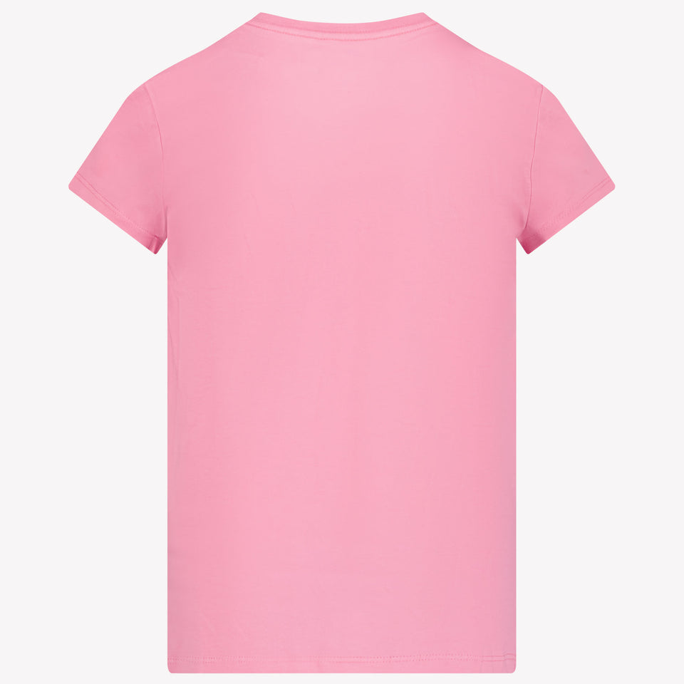 Ralph Lauren Kids Girls in T-Shirt Dark Pink