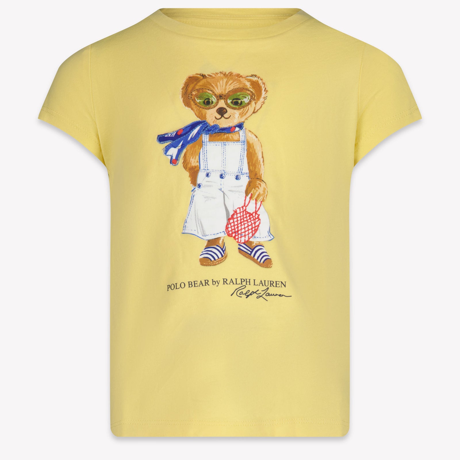 Ralph Lauren Kinder Meisjes T-Shirt In Geel