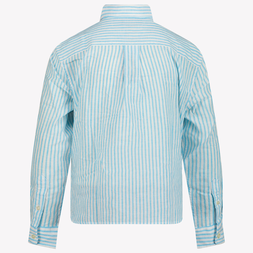 Ralph Lauren Kinder Jongens Blouse In Turquoise