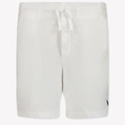 Ralph Lauren Kids Boys Shorts In White