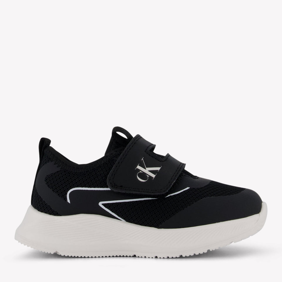 Calvin Klein Jongens Sneakers In Zwart