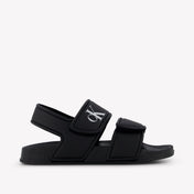 Calvin Klein Boys Sandals In Black