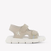 Calvin Klein Jongens Sandalen In Licht Beige