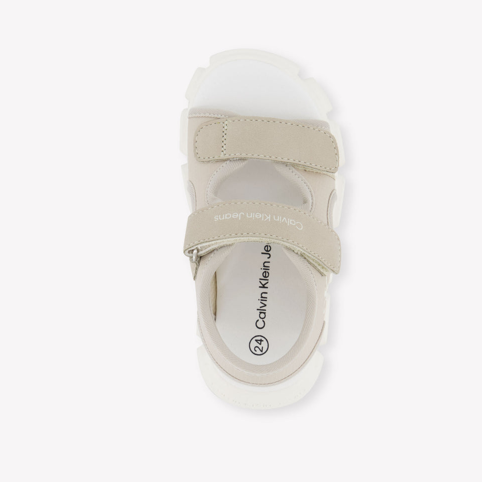 Calvin Klein Jongens Sandalen In Licht Beige