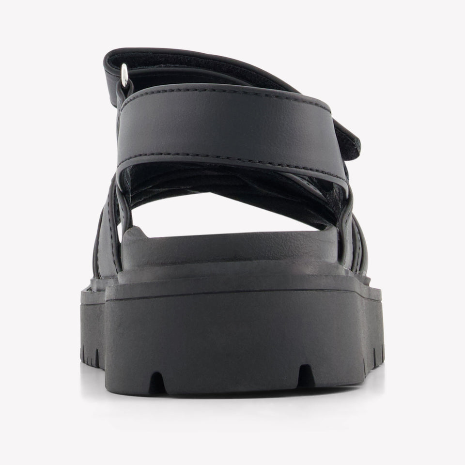 Calvin Klein Girls Sandals In Black