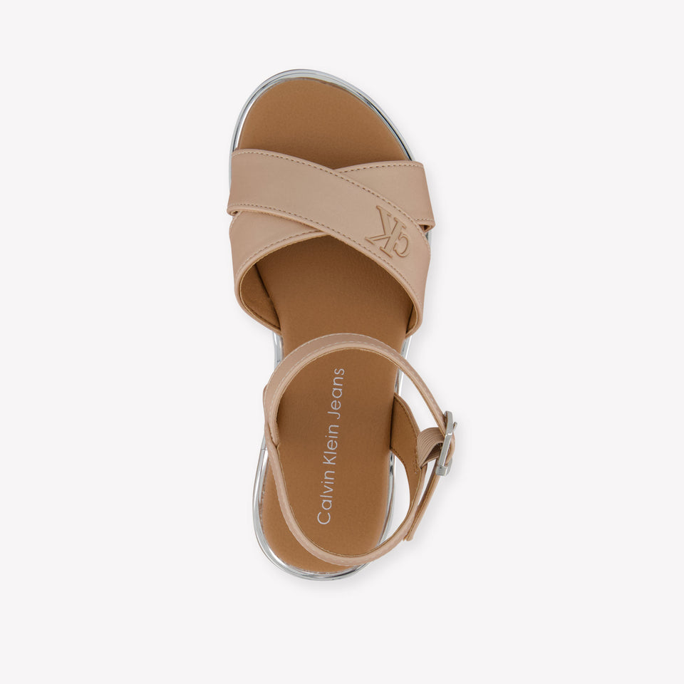 Calvin Klein Meisjes Sandalen In Beige