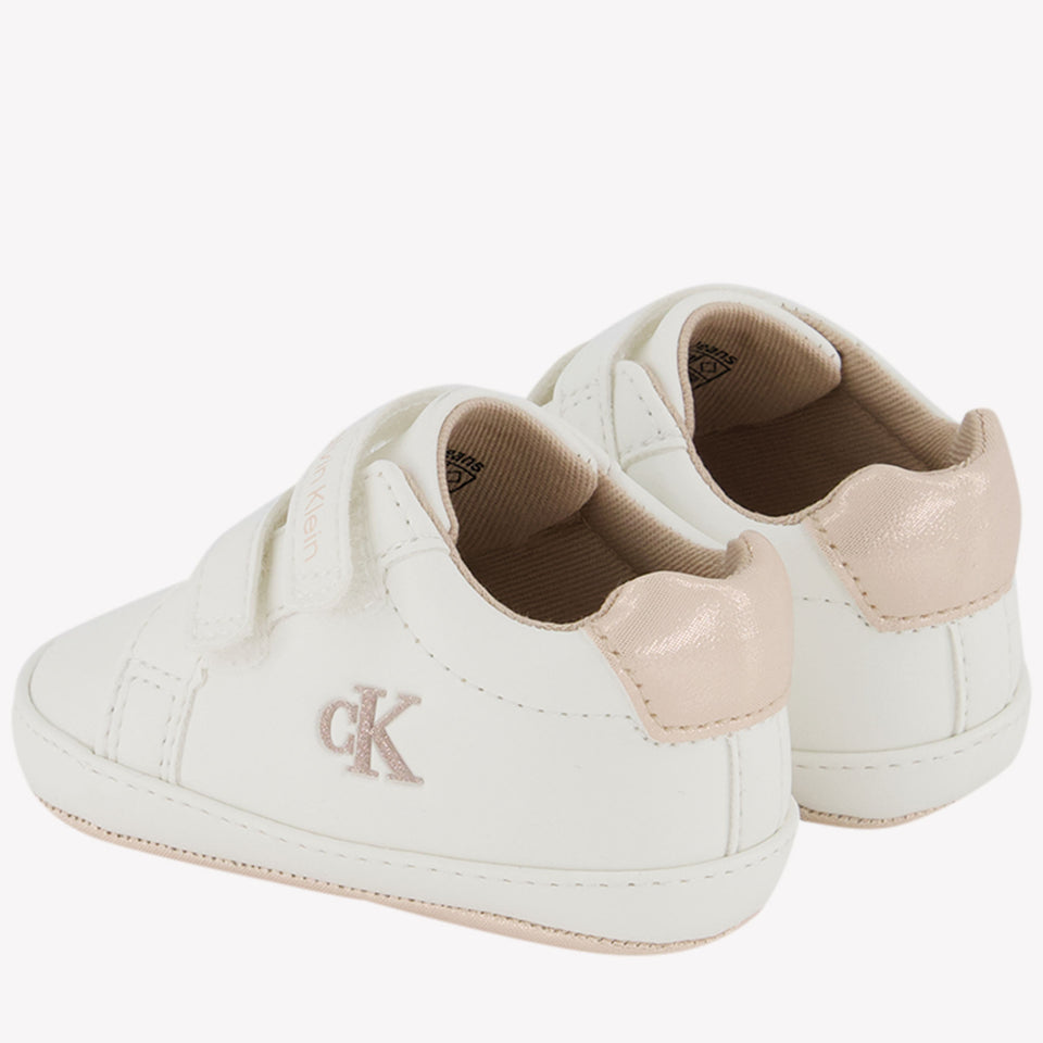 Calvin Klein Baby Girls Sneakers in White