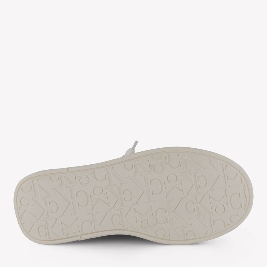 Calvin Klein Meisjes Sneakers In Wit
