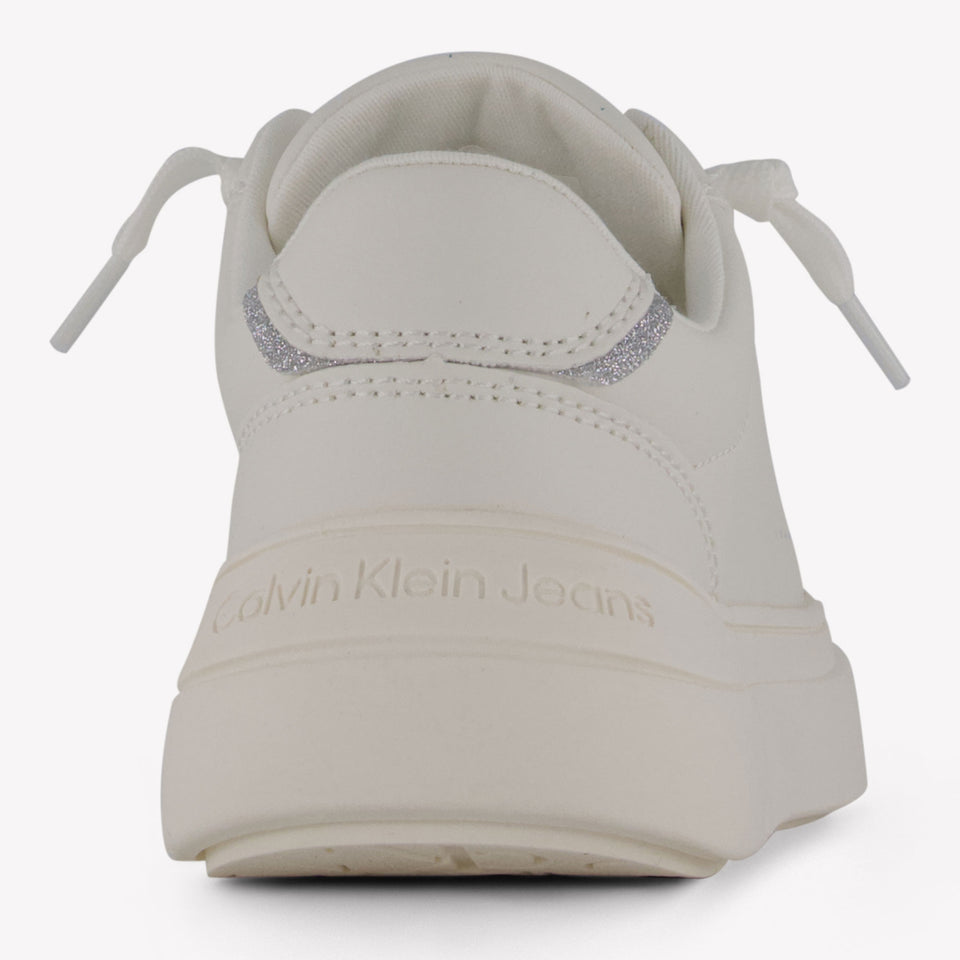 Calvin Klein Girls Sneakers in White