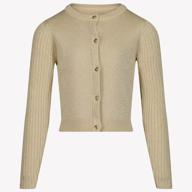 Michael Kors Kids Girls Cardigan in Gold