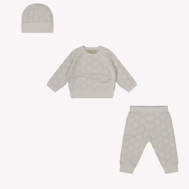 Michael Kors Baby Girls boxing suit in OffWhite