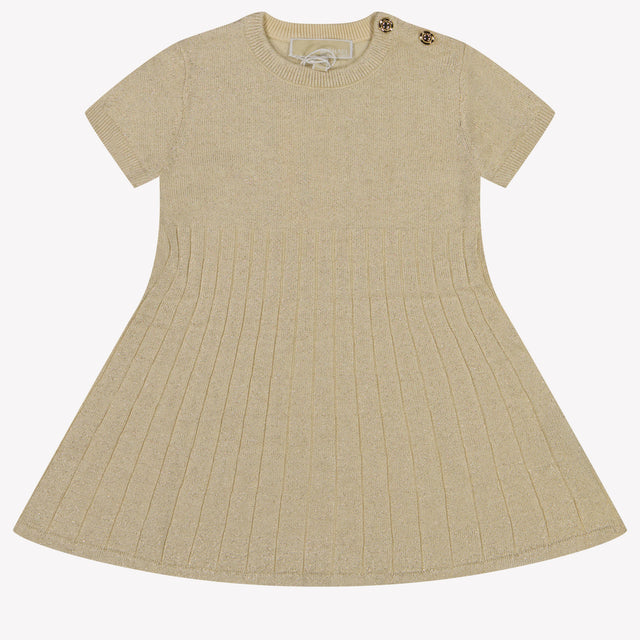 Michael Kors Baby Girls Dress In Gold