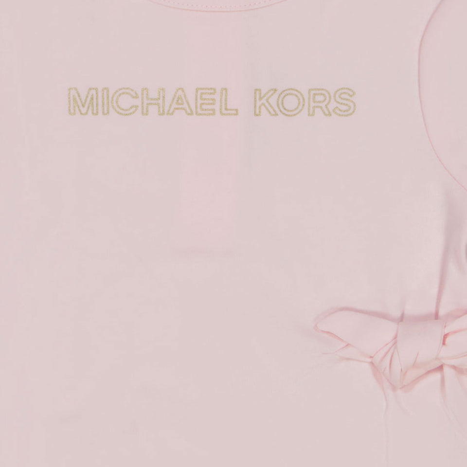 Michael Kors Baby Girls Dress In Light Pink