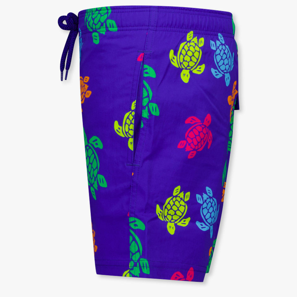 Vilebrequin Jirise Kinder Jongens Zwemkleding In Cobalt Blauw