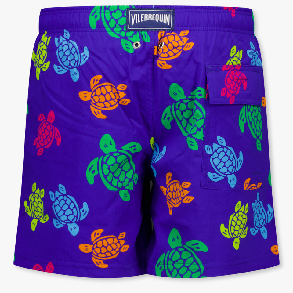 Vilebrequin Jirise Kinder Jongens Zwemkleding In Cobalt Blauw