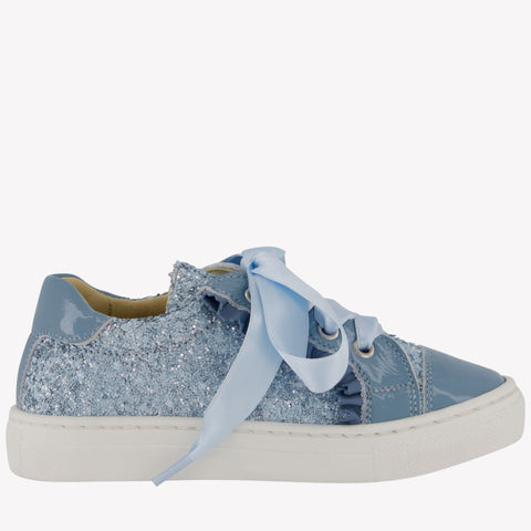 Andanes Girls Sneakers  Light Blue